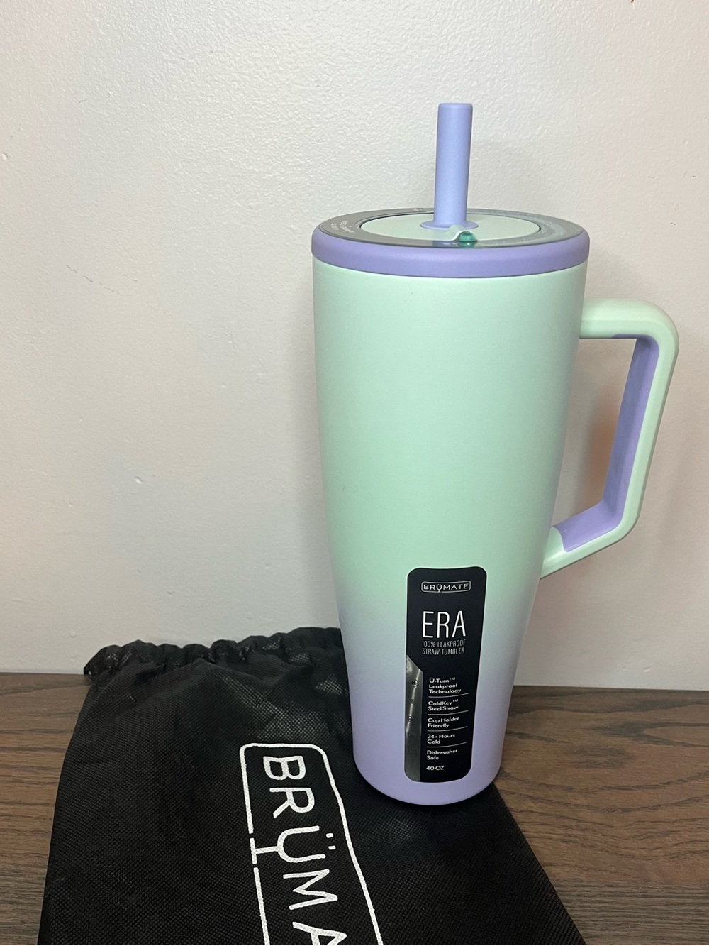 NEW! Brumate 40oz Lavender Haze Era w/ 1 straw cover